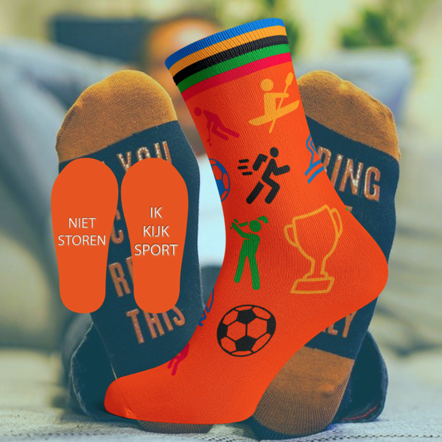 Thuiskijksokken Oranje WK EK OS